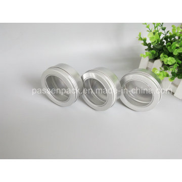 150g Pot de ciment cosmétique en aluminium avec un couvercle de fenêtre (PPC-ATC-083)